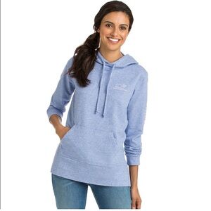 Vineyard Vines French Terry Blue Pullover Hoodie Sweatshirt Women’s Size Small